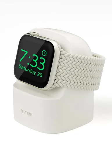 Miniatura 8 de ELETIUO Soporte Cargador Compatible con Apple Watch Series 49/46/45/44/42/41/40/38mm iWatch Ultra2/Ultra/10/9/8/SE2/7/6/SE/5/4/3/2/1, Estación