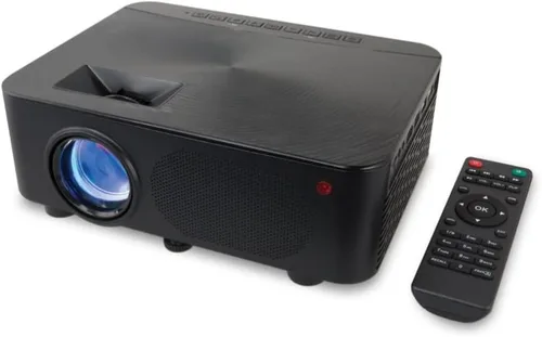 Onn Proyector de cine en casa LCD 720p Negro 1280 x 720 Resolución Relación de aspecto: 16:9, 4:3 Proyecto hasta 150 pulgadas - 100020900