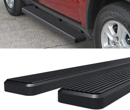 Miniatura 6 de iBoard estribos para Jeep Grand Cherokee 2011-2017, 4 puertas, 6 pulgadas, Negro