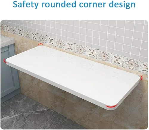Miniatura 4 de Mesa de comedor plegable para colgar en la pared, escritorio multifunción para ordenador, mesa de trabajo en casa, oficina con soporte de acero
