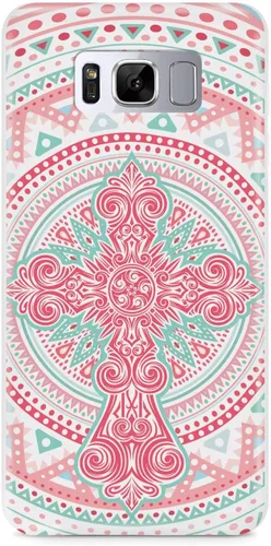 Miniatura 17 de Inspired Cases - Compatible with iPhone Xs Max Case - 3D Textured Protective Phone Case for Apple iPhone Xs Max - Ornate Cross - Coral and Mint