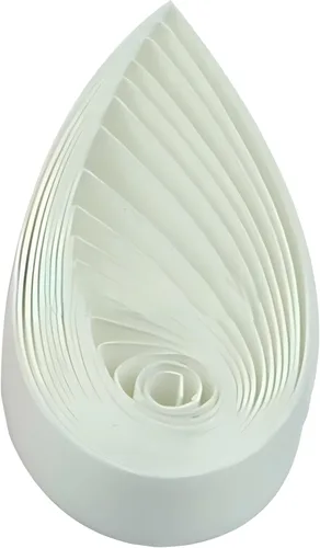 Miniatura 43 de ODETOJOY Quilling - Juego de tiras de papel de 0.118 in, 120 tiras de plumas, 1/8 pulgadas, papel de origami estrella de un solo color, manualidades
