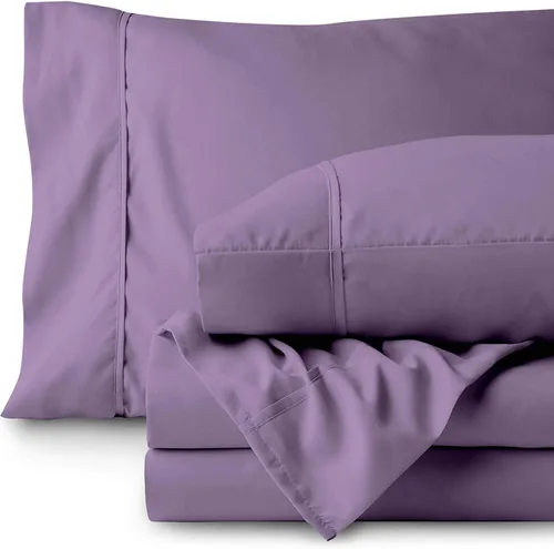 Miniatura 10 de Juego de sábanas RRlinen, de 800 hilos, 100 % algodón, para cama de matrimonio de 5 piezas, sábana dividida de color blanco, hilos largos de una