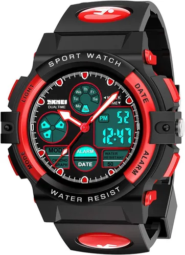 cofuo Kids Digital Sport Watch, Boys Girls Waterproof Sports Outdoor Watches Children Casual Electronic Analog Quartz Wrist Watches with Alarm