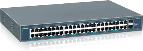 Miniatura 12 de YuanLey Interruptor Gigabit PoE de 5 Puertos con 4 Puertos PoE+ de 1000Mbps, 78W de Potencia Integrada 802.3af/at, Sin Ventilador, de Metal,