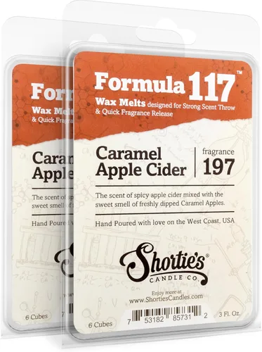 Miniatura 11 de Shortie's Candle Company Apple Harvest Wax Melts Multi Pack – Fórmula 117-2 altamente perfumada 3 onzas barras (6 onzas en total) – Hecho