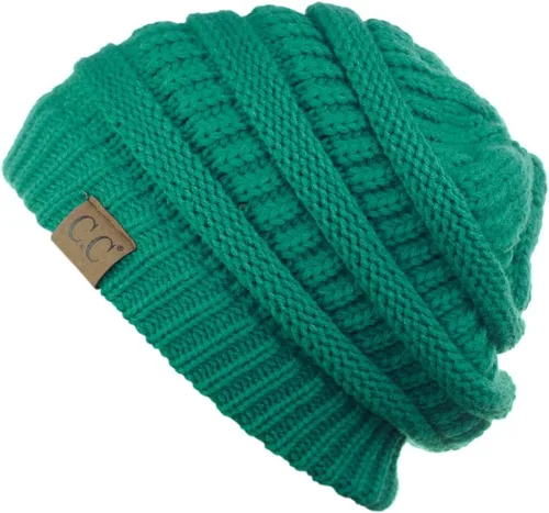 Miniatura 356 de C.C Trendy Warm Chunky Soft Stretch Cable Knit Beanie