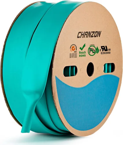 Miniatura 85 de Chanzon - Tubo termorretráctil de relación 3:1, 1-1/4" (30mm), grado marino, con revestimiento adhesivo impermeable, rollo de 4 pies