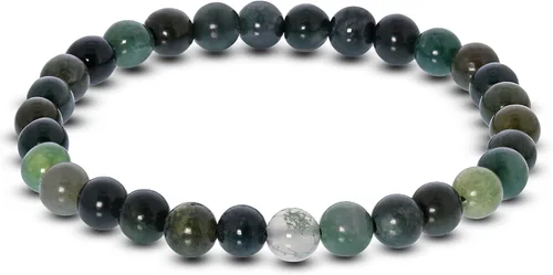 Miniatura 498 de Gem Avenue Handmade Round Bead Stretch Bracelet Unisex Natural Stone Beaded Jewelry for Men & Women, Elastic Wristband for Daily Wear