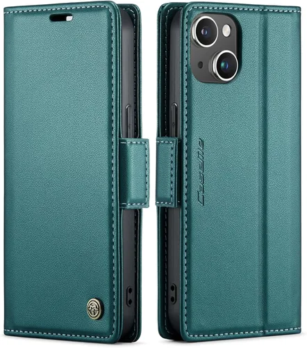 Miniatura 30 de QLTYPRI Funda tipo cartera para iPhone 7/8/SE 2020/SE 2022 5G, funda magnética de piel sintética de alta calidad con bloqueo RFID, ranuras