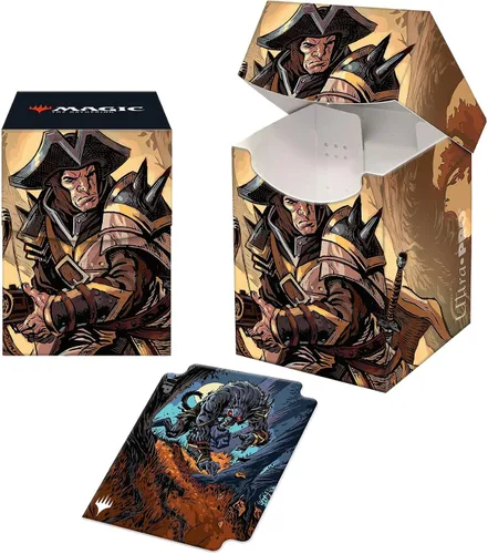 Miniatura 2 de Ultra Pro - Magic: The Gathering Innistrad Midnight Hunt Brutal Cathar 100+ caja de mazos, la mejor protección de tarjetas coleccionables para todas