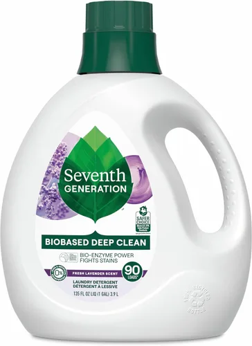 Miniatura 10 de Seventh Generation Detergente líquido para ropa, aroma cítrico fresco, 60 cargas, combate las manchas, 90 onzas líquidas