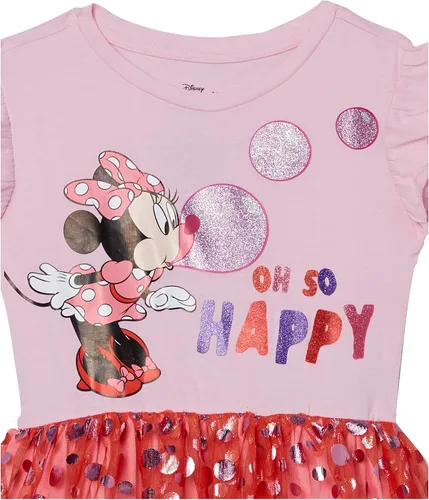Miniatura 2 de Disney Vestido de tul con mangas con volantes de Minnie Mouse, tallas 4-16