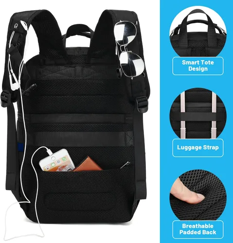 Miniatura 5 de Mochila enfriadora aislada, bolsa enfriadora a prueba de fugas de doble cubierta, mochila enfriadora aislada para almuerzo para hombres y mujeres