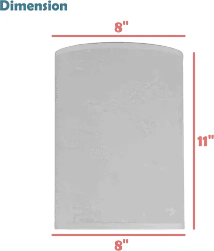Miniatura 5 de Aspen Creative 31615 Pantalla de lámpara con forma de tambor de transición (cilindro) en forma de araña en jacquard blanco y gris, 8 pulgadas