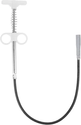Miniatura 15 de HARFINGTON Herramienta de recogida de garras flexibles de 118 pulgadas, 4 garras de acero inoxidable, gancho de limpieza de alcantarillado, Gris