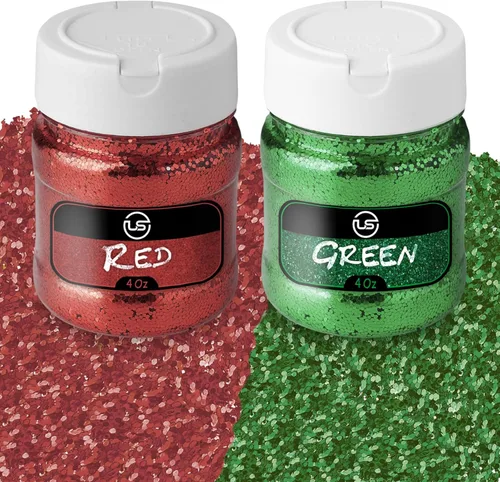 Miniatura 16 de Purpurina a granel, purpurina fina transparente para manualidades, resina y álbumes de recortes, botellas agitadoras de 4 onzas, ideales para vasos
