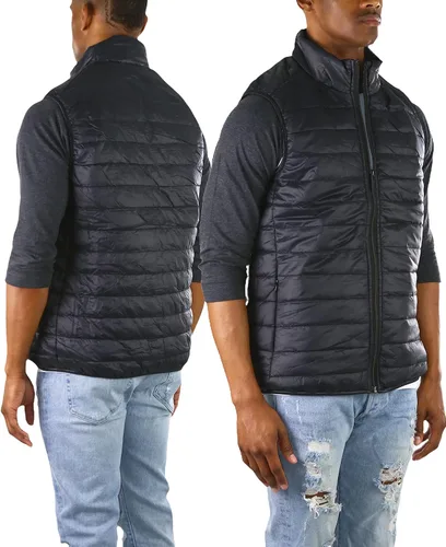 Miniatura 3 de ToBeInStyle Chaleco ligero con cremallera aislante para hombre