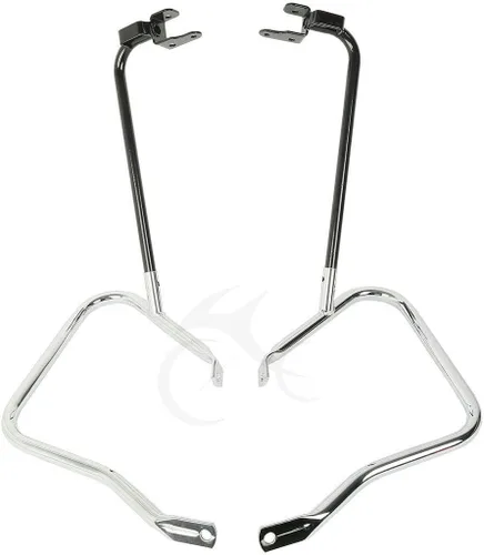 TCT-MOTORPARTS Barras protectoras de soporte para alforja Harley Road King FLHR Street Glide FLHX Special FLHXS Ultra Limited FLHTK CVO FLHTKSE