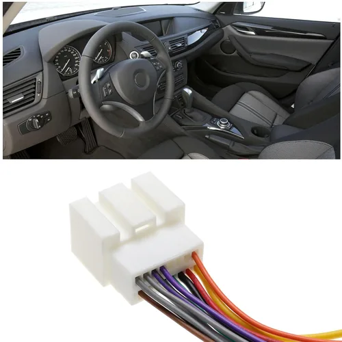 Miniatura 3 de Reemplazo del conector del arnés de cableado de la radio del coche compatible con Ford F150/F250/F350/F450/F550 Adaptador de arnés estéreo