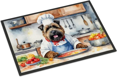 Miniatura 155 de Caroline's Treasures DAC6179MAT Affenpinscher - Tapete para puerta delantera, para interiores y exteriores, para entrada, antideslizante, lavable