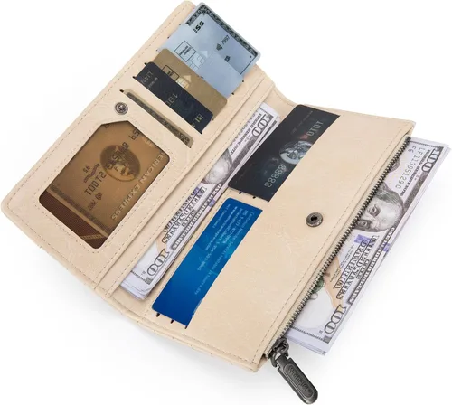 Miniatura 2 de Wrangler - Cartera minimalista para mujer, cartera para tarjetas de crédito, cartera de viaje, fundas para tarjetas y organizadores de dinero