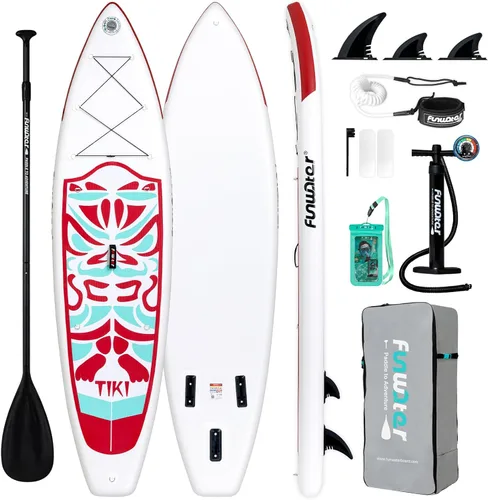Miniatura 11 de FunWater Inflatable Ultra-Light Stand Up Paddle Board for All Skill Levels with Premium SUP Paddleboard Accessories,Non-Slip Comfort Deck for Youth