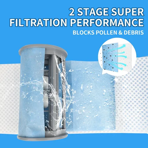 Miniatura 4 de Filtro de piscina tipo B: reutilizable, filtro de piscina sobre el suelo, cartucho de filtro de piscina tipo B, se adapta a la mayoría de bombas