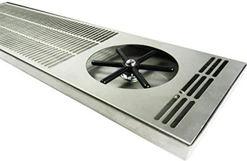 Enjuagadora con spray lateral, 7 por 24", acero inoxidable