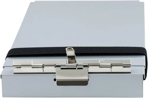 Miniatura 6 de Soporte para formularios II Saunders de aluminio reciclado, con clip, 6" x 11", Gris