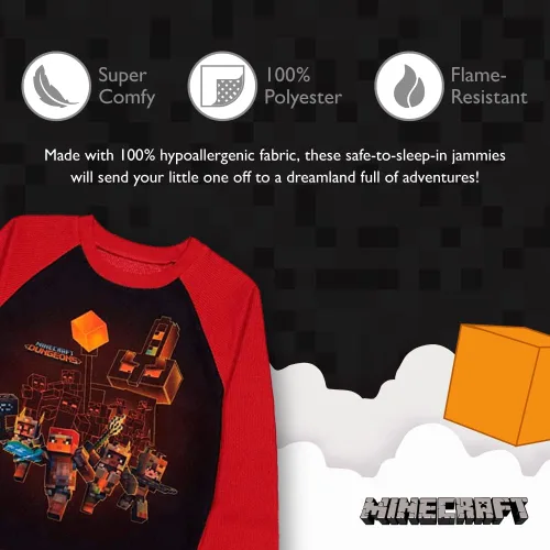 Miniatura 3 de Minecraft Conjunto de Pijama para Niños