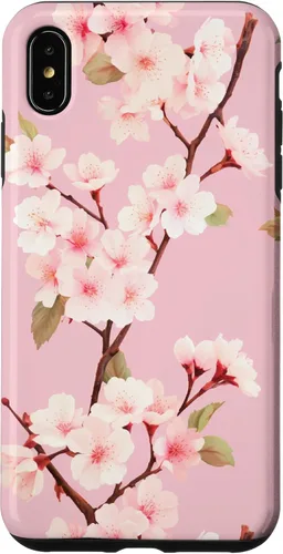 Miniatura 11 de Funda rosa pastel con patrón Japanese Cherry Blossom Floral Flower para iPhone 14 Pro