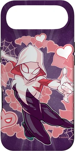 Miniatura 27 de Marvel Spider-Man Into The Spider-Verse Gwen Stacy Hearts - Carcasa para iPhone 17