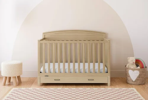 Miniatura 2 de Graco Benton - Cuna convertible 5 en 1 con cajón, certificado GREENGUARD Gold, se convierte de cuna de bebé a cama infantil, sofá cama y cama