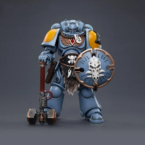 Pipigirl Genuine License - Figuras de acción de soldado 1/18, kits de modelos militares de guerrero extremo militar de 4 pulgadas (Space Wolves Claw