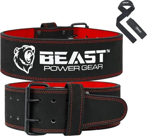 Miniatura 8 de Beast Power Gear Cinturones de Levantamiento de Pesas - Correa Gratuita de 4" de Ancho y 10mm de Grosor para Levantamiento de Pesas, Cultura Física