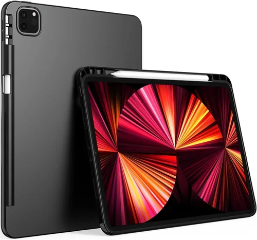 Miniatura 21 de Puxicu Funda para iPad mini 1 2 3, diseño delgado mate TPU goma suave TPU cubierta protectora para 7.9 "iPad mini funda 1ª 2ª 3ª generación, negro