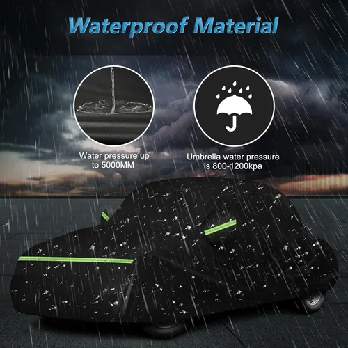 Miniatura 5 de Funda de automóvil sedán de 2 puertas para Volkswagen Beetle Bug 1960-1980, impermeable, resistente, protección para todo tipo de clima