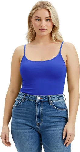 Miniatura 284 de Emmalise Camisola larga casual básica para mujer, con tirantes ajustables, top en capas