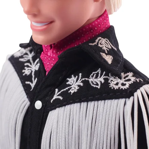 Miniatura 6 de Barbie Muñeca Ken coleccionable de la película con traje occidental blanco y negro (exclusiva)