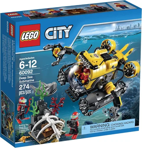 Miniatura 2 de LEGO City Deep Sea Explorers 60092 Kit de construcción submarino