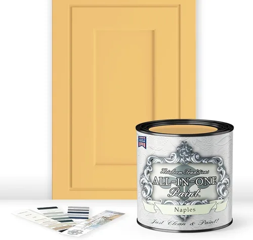 Miniatura 150 de Pintura TODO EN UNO, Abbey (gris cálido), Muestra de 8oz - Pintura duradera para gabinetes y muebles. Imprimación y capa superior incorporadas,