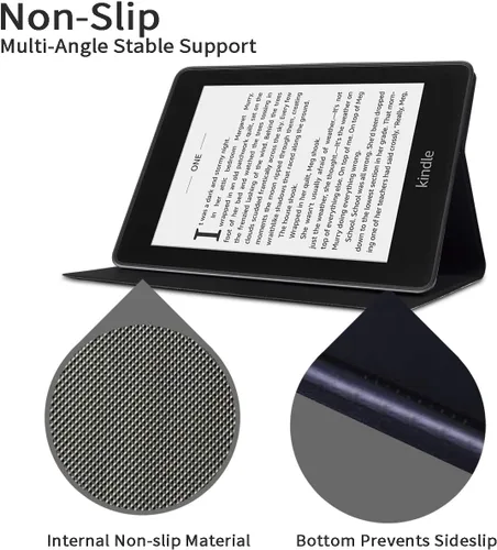 Miniatura 3 de BVDIKMI Funda para Kindle de 6 pulgadas (versión 11ª generación 2022), funda delgada de piel sintética con encendido y apagado automático para Retro