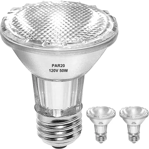 Miniatura 11 de PAR20 Bombillas halógenas, 39 W de alto rendimiento (reemplazo de 50 W) PAR20 bombilla de inundación, regulable, 120 V, 1755 lúmenes, 2700 K, blanco
