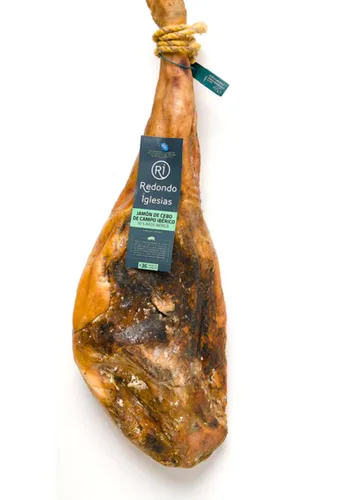 Jamón Ibérico Alimentado con Hierba - La Nava - Hueso - In (16 a 18 Lb aprox) - 36 meses de crianza - Jamón curado en seco - Spain Gourmet