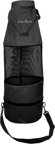 Bolsa de basura para barco, tela Oxford de malla 600D resistente con cremallera inferior y cierre de goma superior, a prueba de fugas y lavable para
