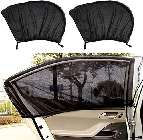 Miniatura 13 de Parasol universal para ventana lateral de coche, 2 unidades, cubierta de parasol para ventana delantera de automóvil (49.2 x 20.5 in)