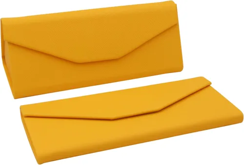 Miniatura 101 de Real Sic Funda para lentes de sol para hombres y mujeres, soporte magnético plegable para lentes de sol, inspirado en el color sólido