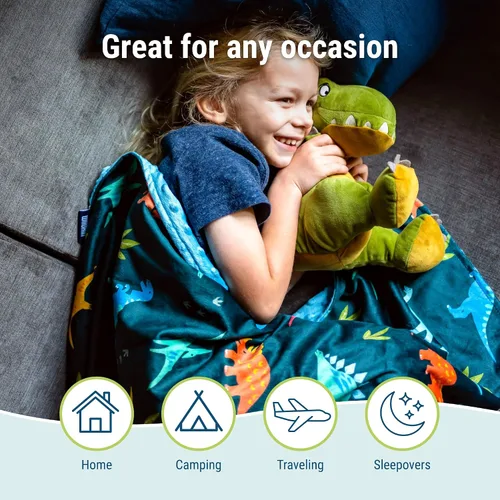 Miniatura 3 de Wildkin Manta de felpa para bebé, comodidad suave y acogedora, ideal para niños pequeños, viajes y guardería, rayas azules