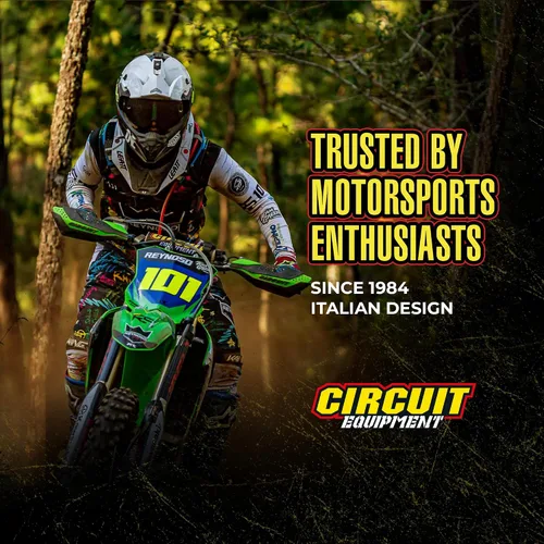 Miniatura 7 de Circuit Equipment - Guardamanos Dakar Universal - Carcasa con textura de carbono, brazos reforzados de nailon, fácil acceso con palanca - Protección